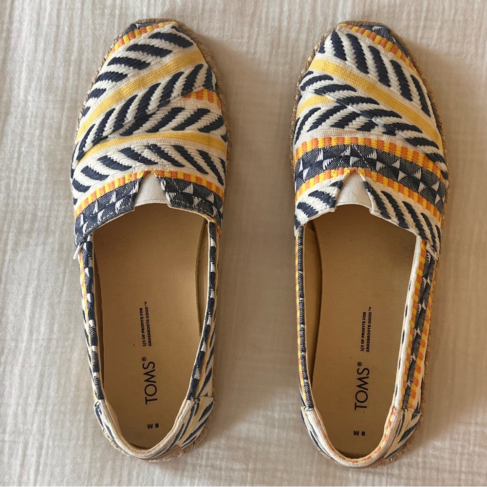 TOMS Patterned Slip-On Shoes